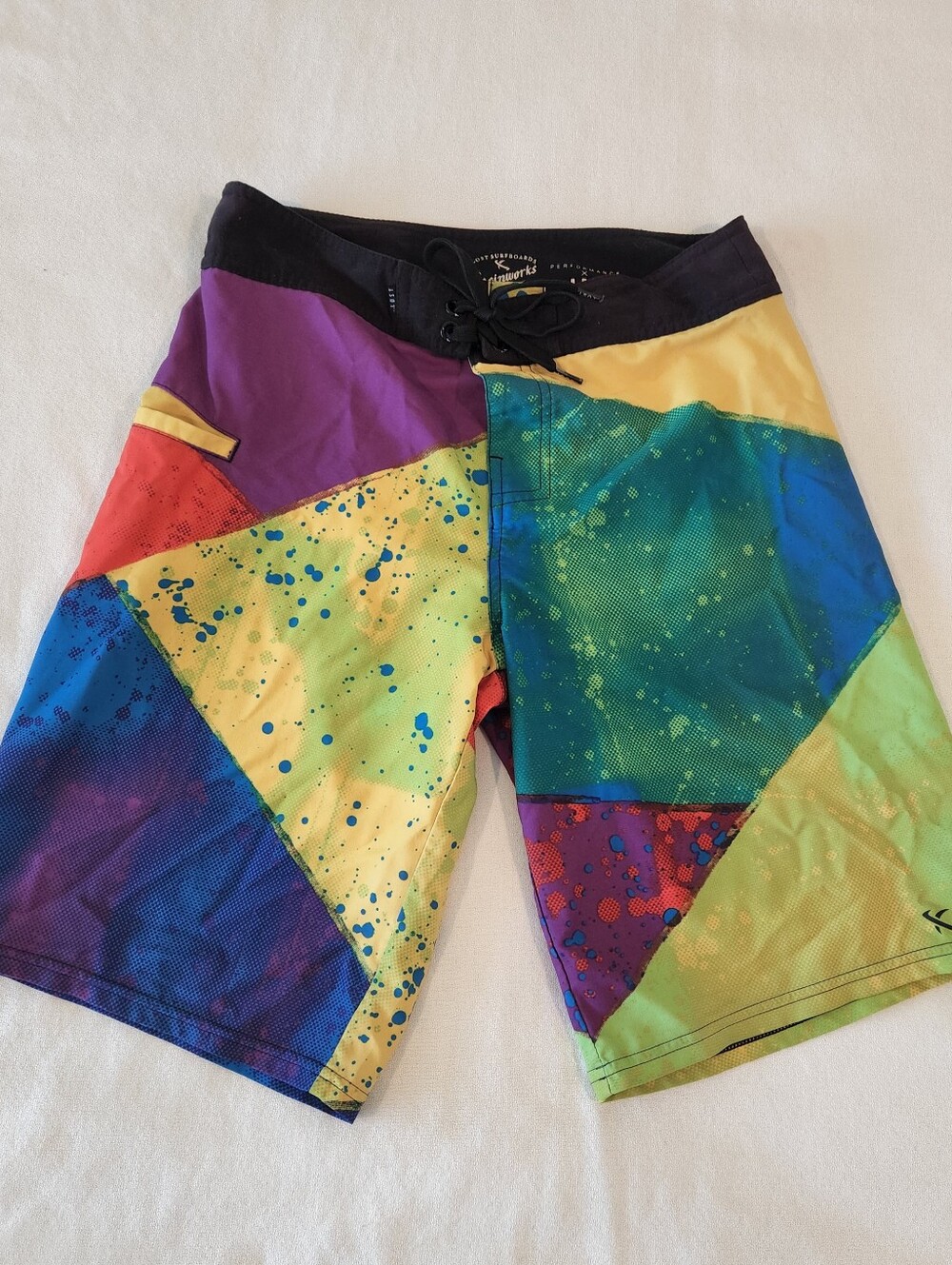 LOST Surfboards ResinWorks Muti-Colored Board Shorts Size 28